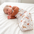 Personalized Baby Sleep Gown in Forest Besties