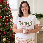 Women's Graphic Tee in Santa's Joyride