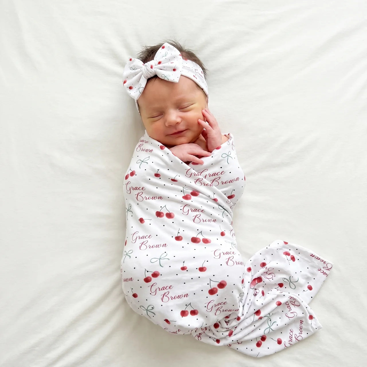 Personalized Swaddle in Cherished Baby