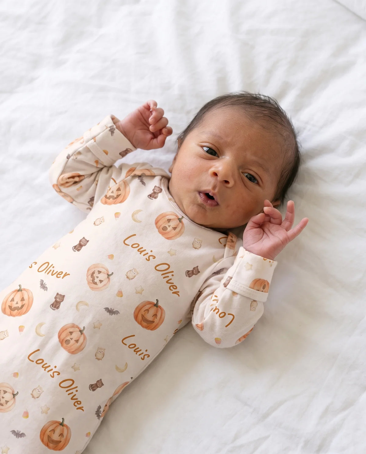 Personalized Sleep Gown in Golden Jack
