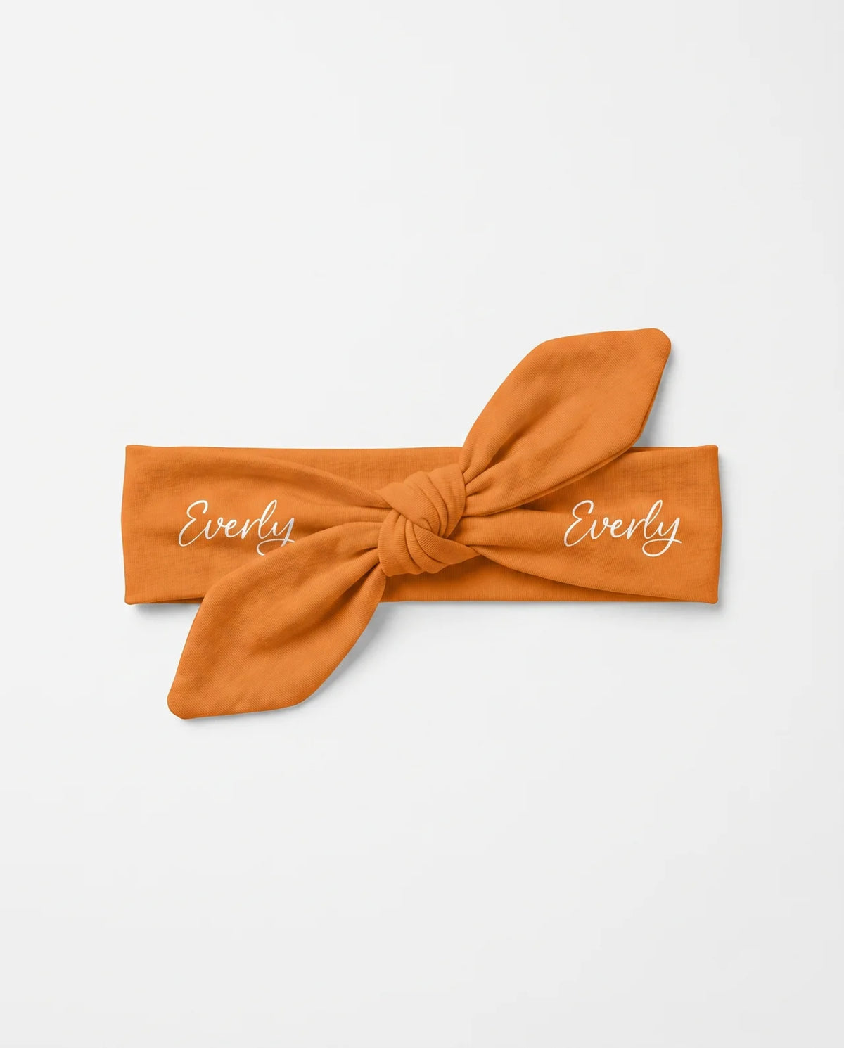 Personalized Knotted Headband in Orange