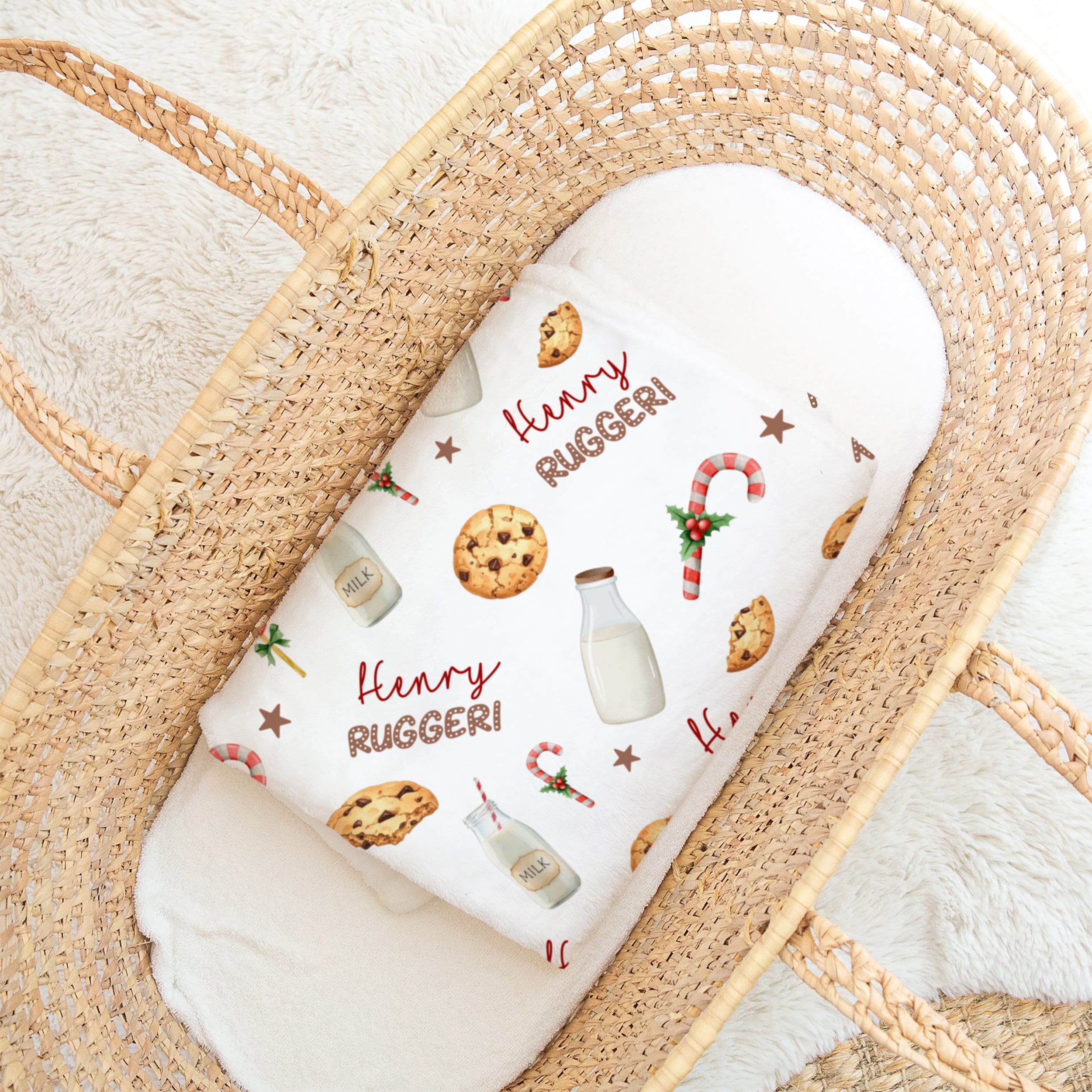 Personalized Blanket in Sweet Cookie