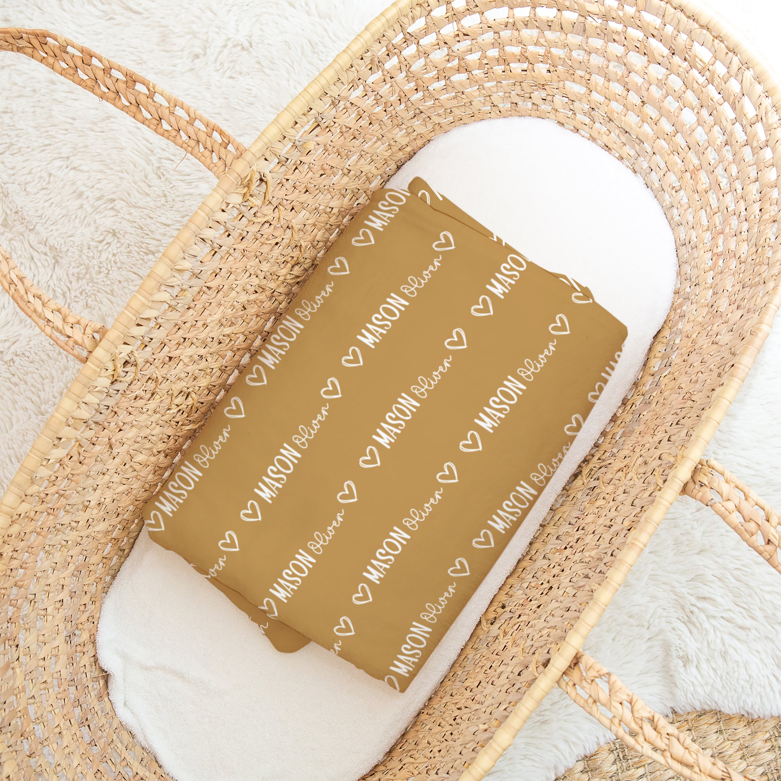 Personalized Blanket in Mono Name