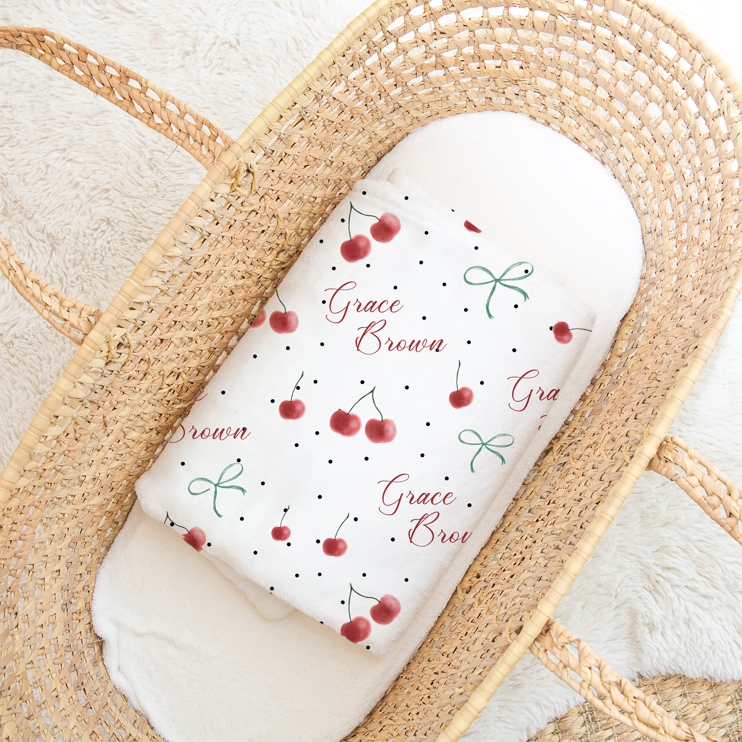 Personalized Blanket in Cherished Baby