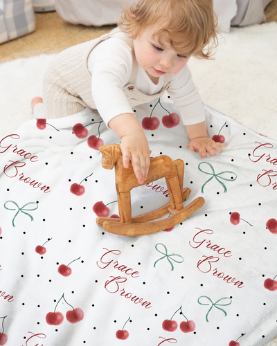 Personalized Blanket in Cherished Baby