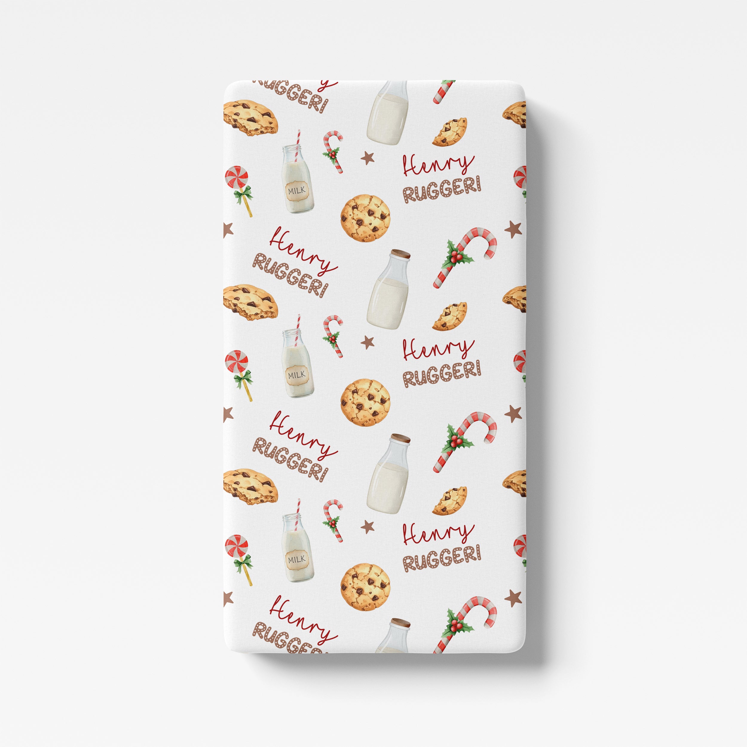 Personalized Crib Sheet in Sweet Cookie