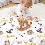 Personalized Blanket in Wizard School