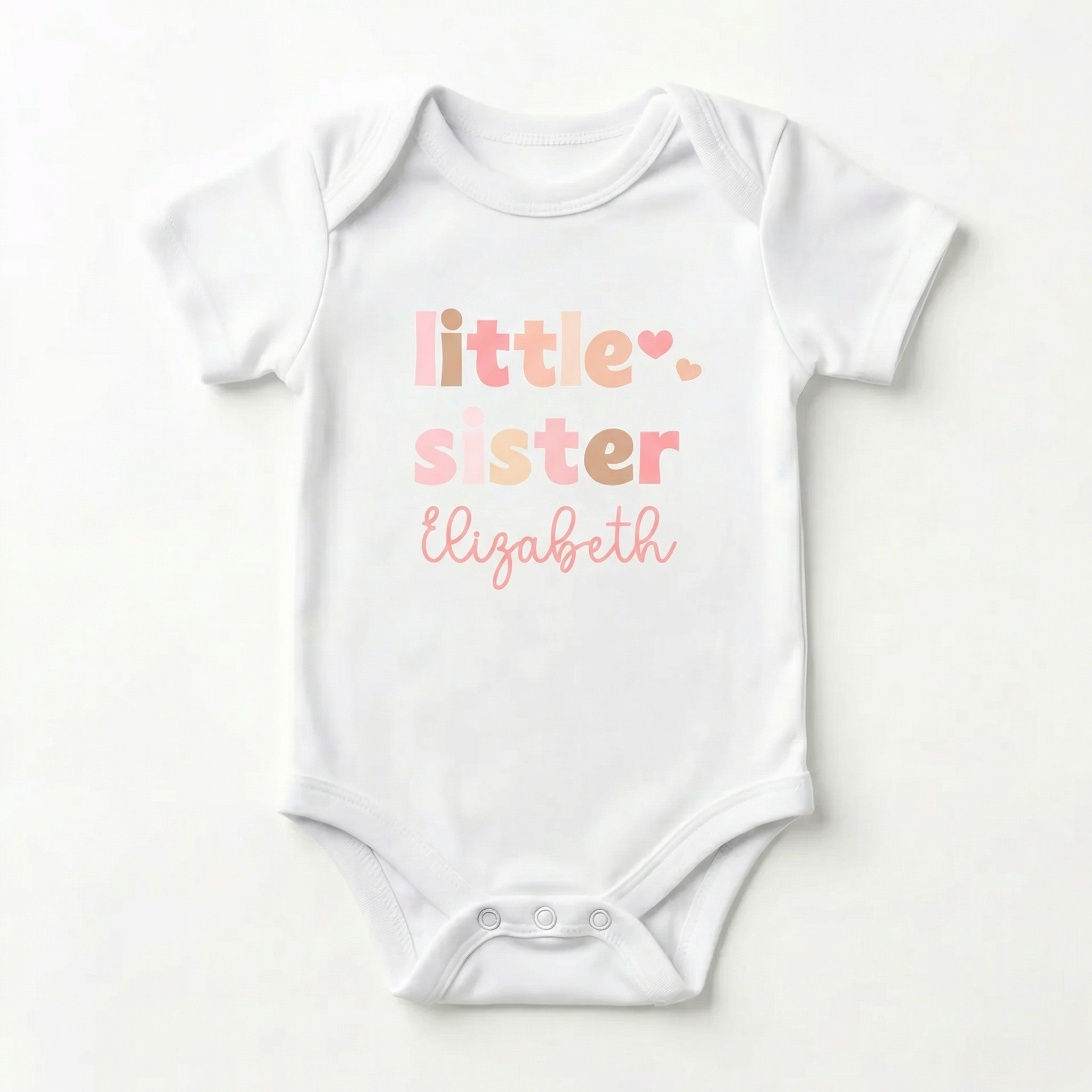 Personalized Graphic Bodysuit in Little Sister
