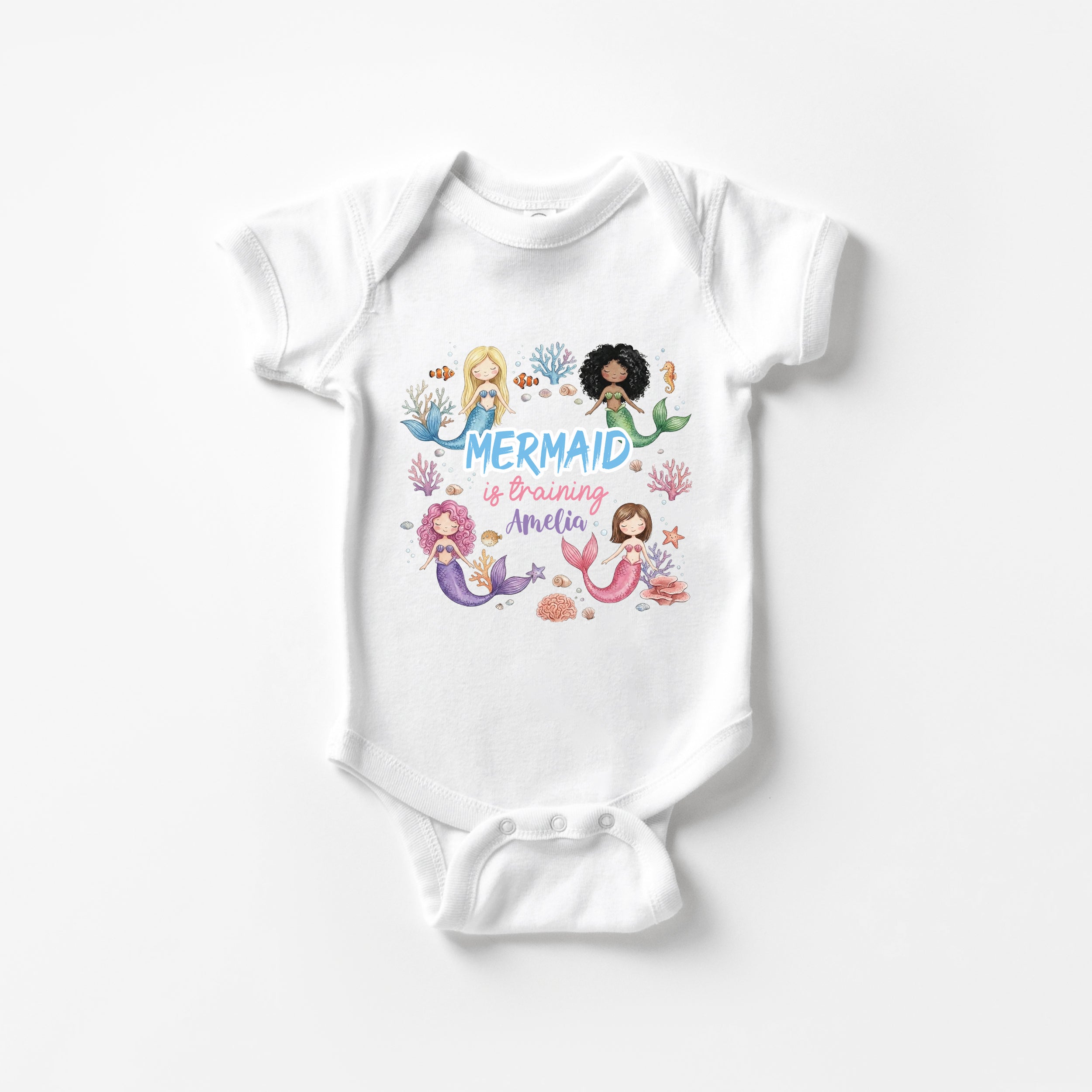 Personalized Bodysuit in Mermaid is training
