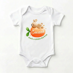 Personalized Graphic Bodysuit in Carrot