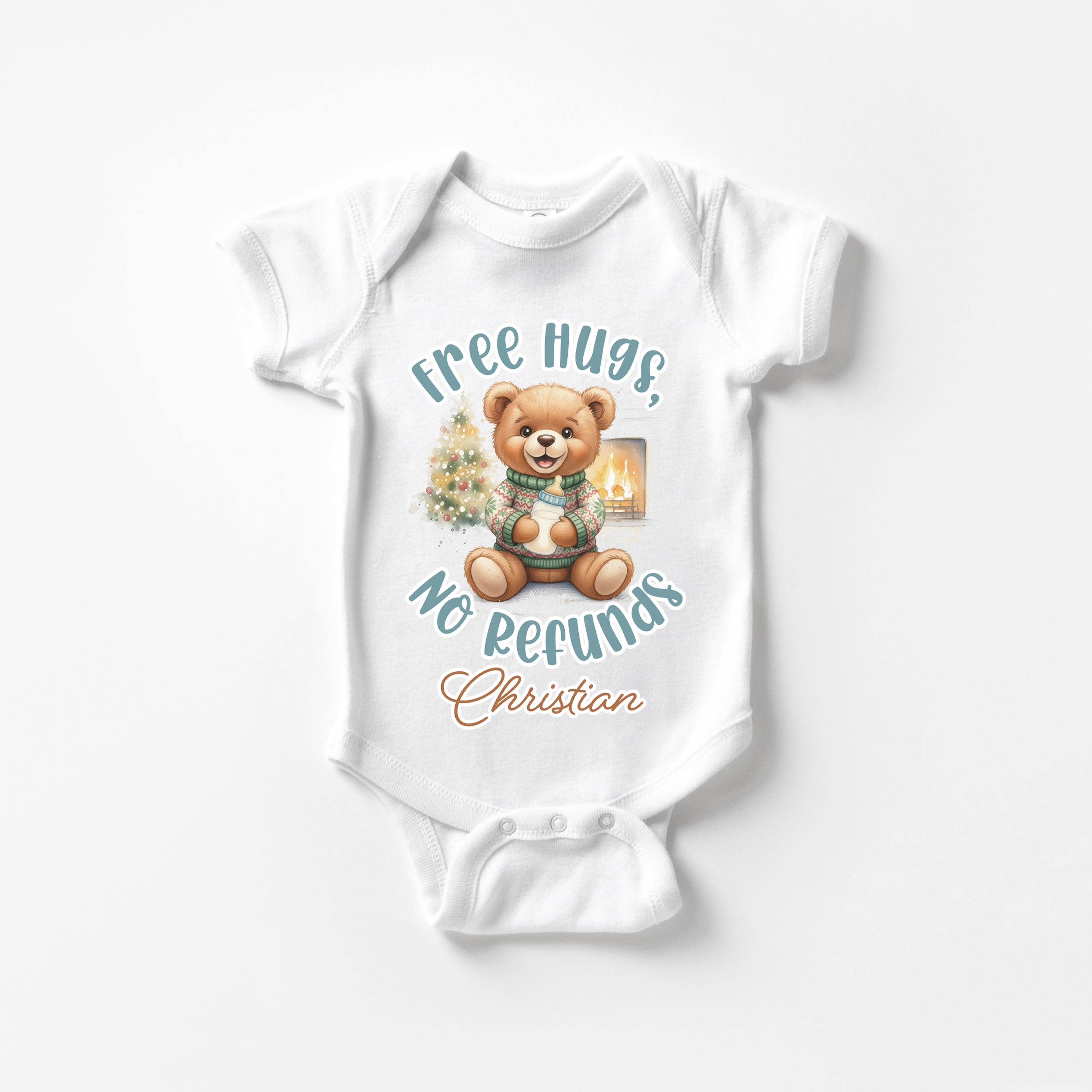 Personalized Graphic Bodysuit in Cozy Bear