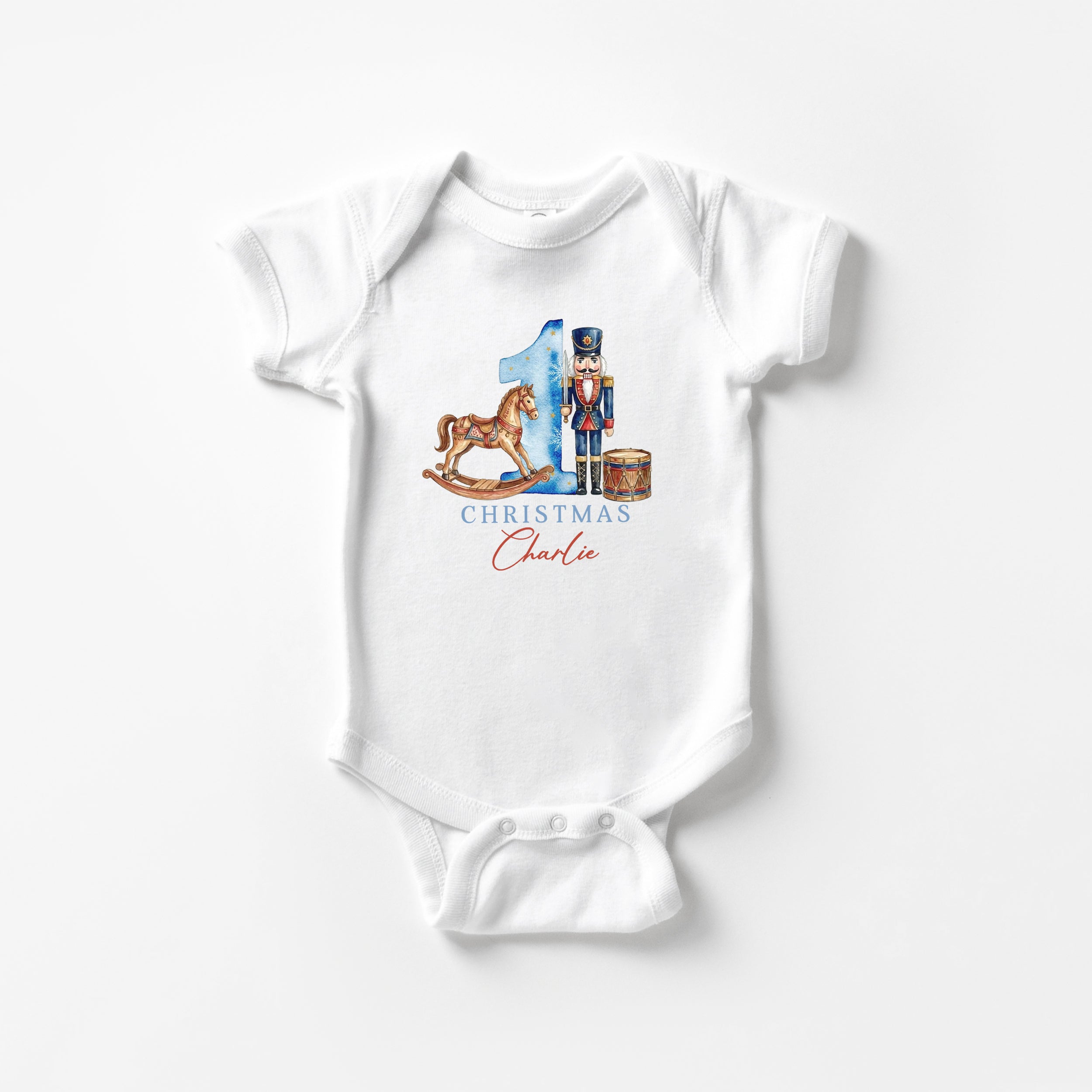 Personalized Bodysuit in 1st Christmas