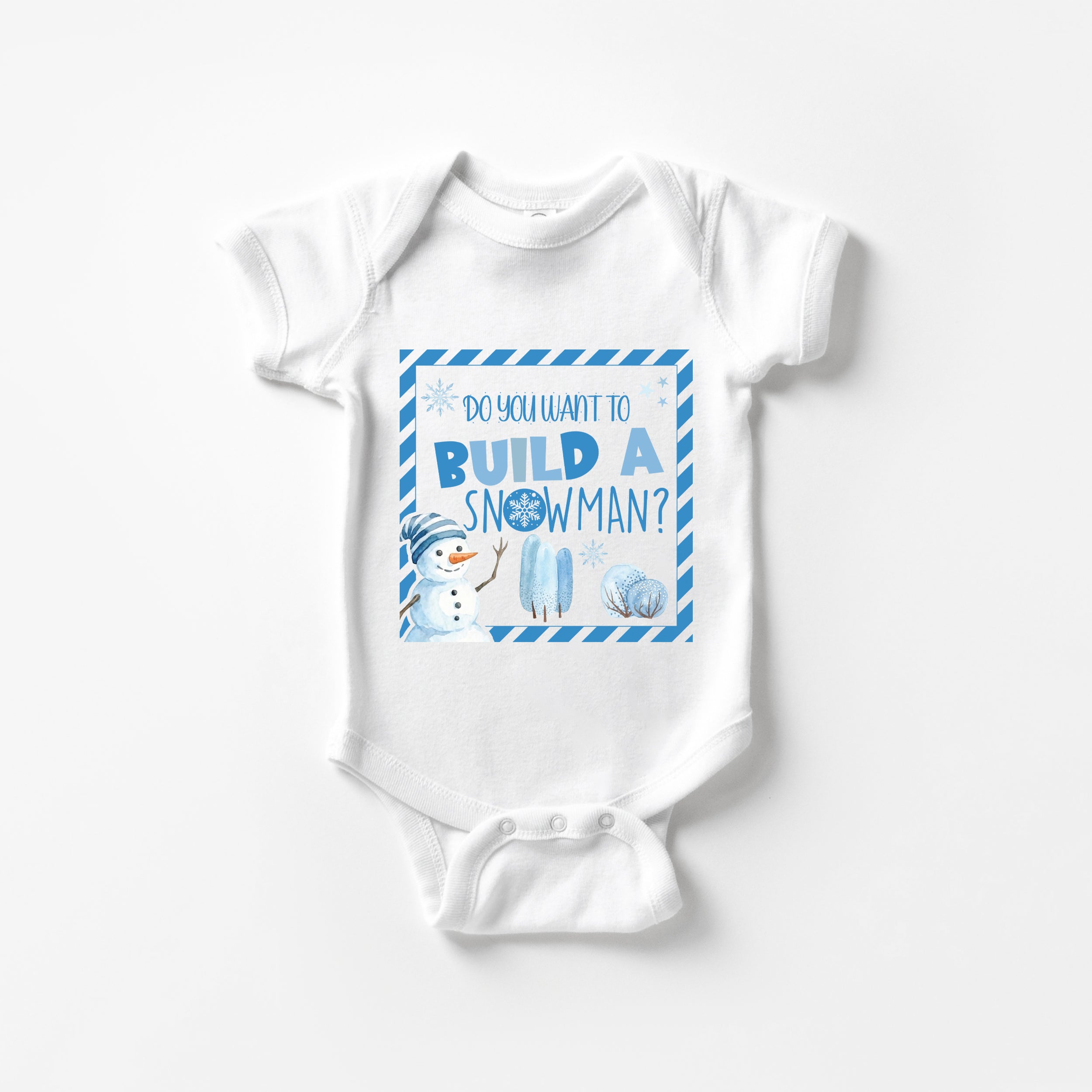 Graphic Bodysuit in Snowman
