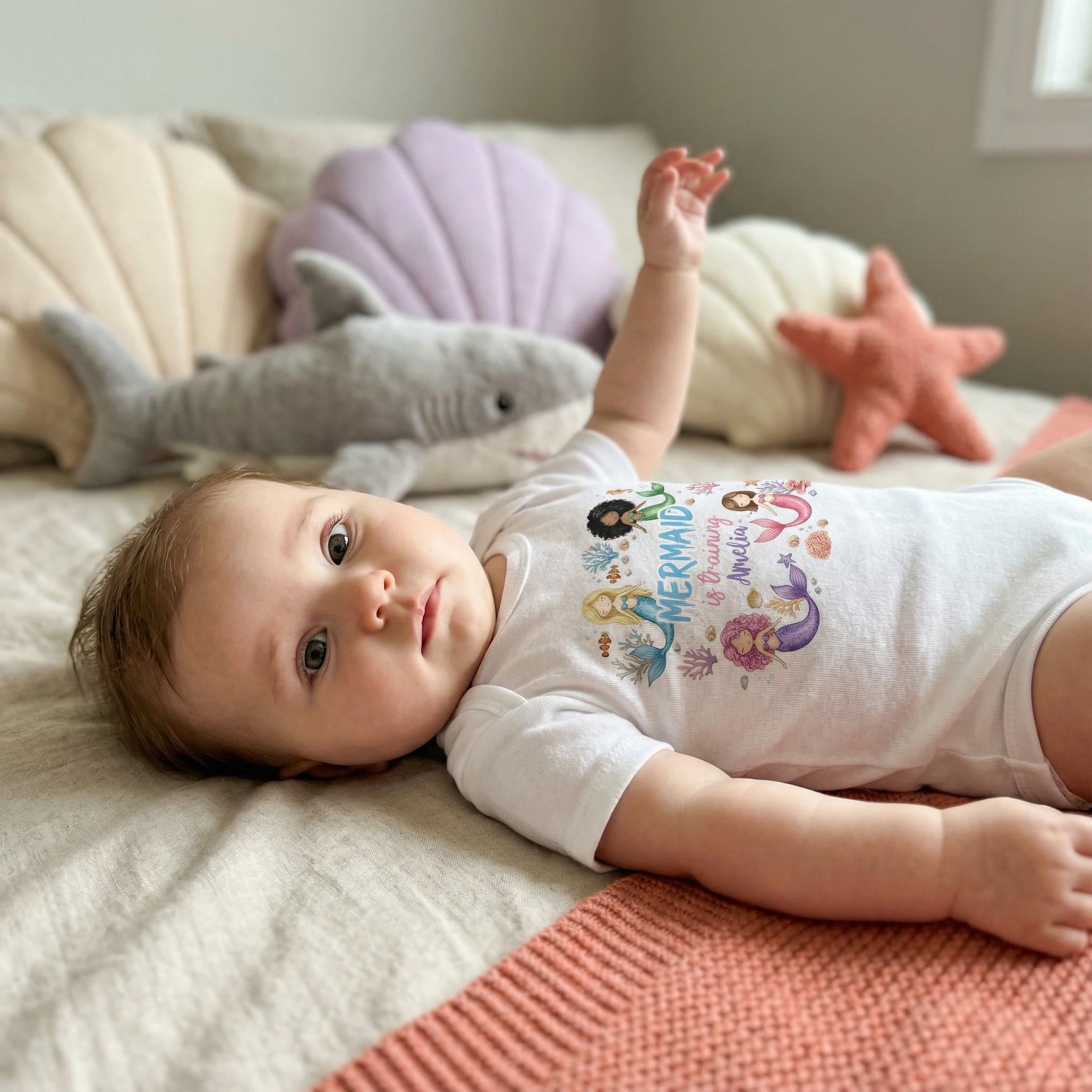 Personalized Bodysuit in Mermaid is training